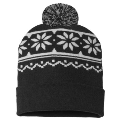 USA-Made Snowflake Beanie Thumbnail