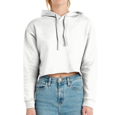 Ladies' Cropped Fleece Hoodie Thumbnail