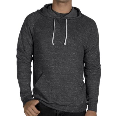 Adult Snow Heather Raglan Hooded Sweatshirt Thumbnail