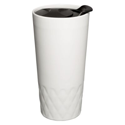 14oz Double Wall Ceramic Textured Tumbler Thumbnail