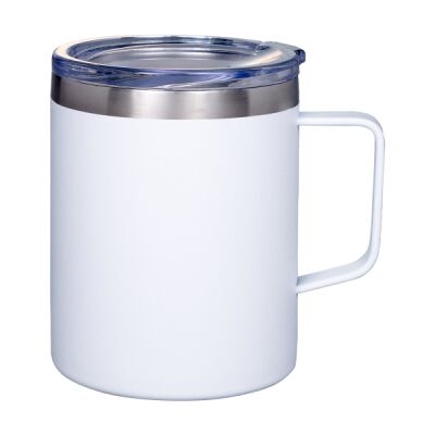 12oz Vacuum Insulated Coffee Mug With Handle In Mailer Thumbnail