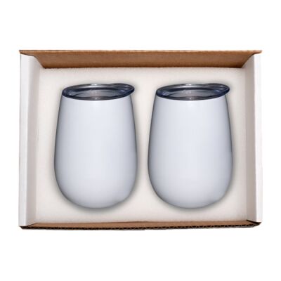 Duo Vacuum Insulated Stemless Wine Tumbler Gift Set Thumbnail