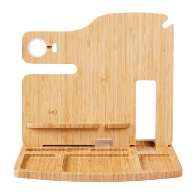 Portia Bamboo Charging Valet Station Thumbnail