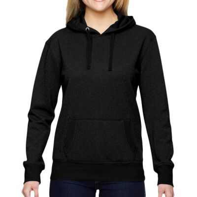 Ladies' Glitter French Terry Hooded Sweatshirt Thumbnail