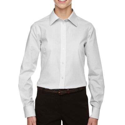 Ladies' Ladies' Crown Collection® Gingham Check Woven Shirt Thumbnail