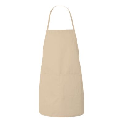 Heather NL2R Long Round Bottom Cotton Twill Apron Thumbnail